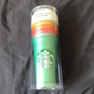 reusable cup - hot or cold drinks from starbucks